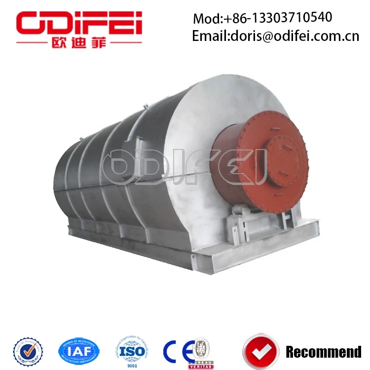 Batch type waste tire pyrolysis oil equipment Batch type waste tire pyrolysis oil equipment